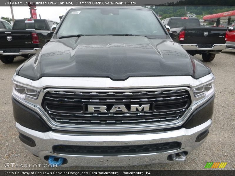 Diamond Black Crystal Pearl / Black 2019 Ram 1500 Limited Crew Cab 4x4