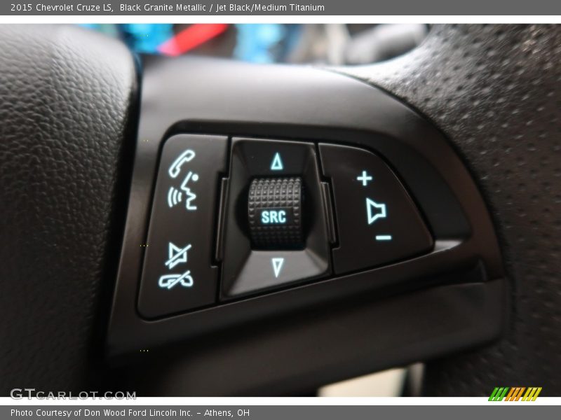 Black Granite Metallic / Jet Black/Medium Titanium 2015 Chevrolet Cruze LS