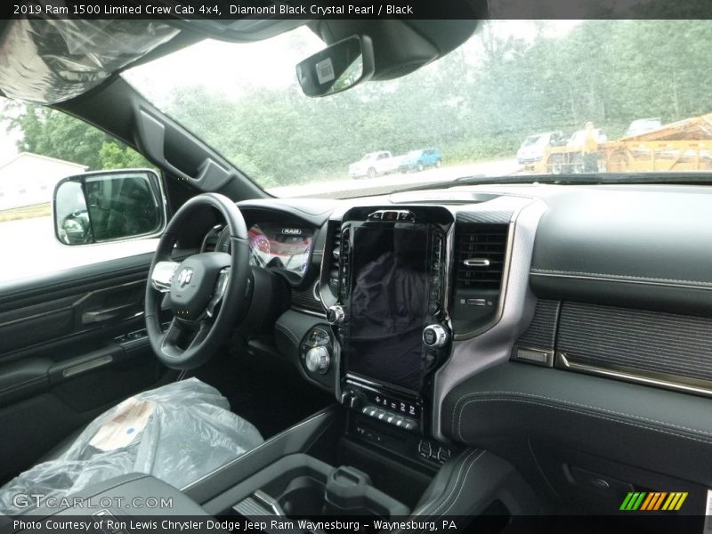 Diamond Black Crystal Pearl / Black 2019 Ram 1500 Limited Crew Cab 4x4