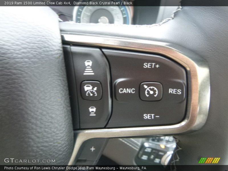 Diamond Black Crystal Pearl / Black 2019 Ram 1500 Limited Crew Cab 4x4