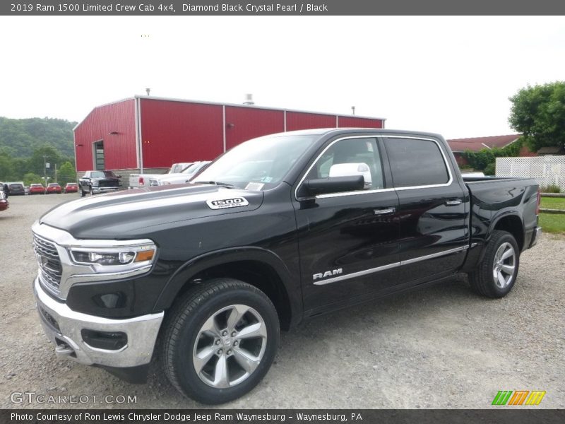 Diamond Black Crystal Pearl / Black 2019 Ram 1500 Limited Crew Cab 4x4