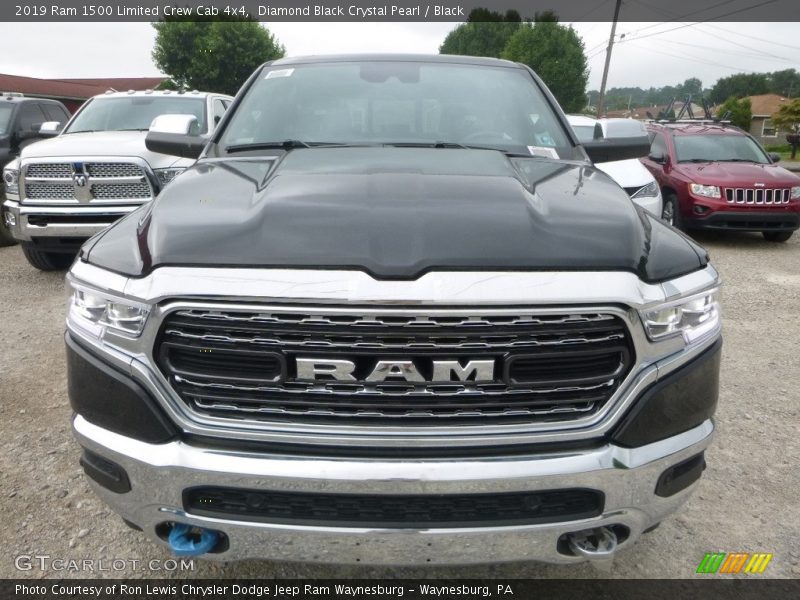 Diamond Black Crystal Pearl / Black 2019 Ram 1500 Limited Crew Cab 4x4