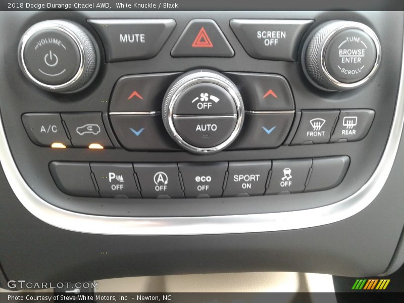 Controls of 2018 Durango Citadel AWD