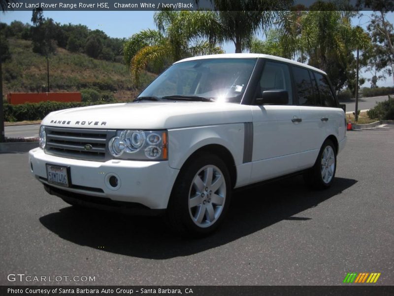 Chawton White / Ivory/Black 2007 Land Rover Range Rover HSE