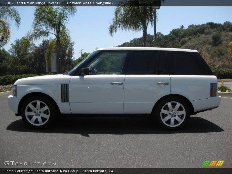 Chawton White / Ivory/Black 2007 Land Rover Range Rover HSE