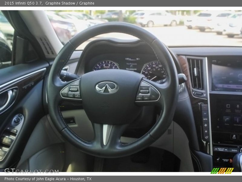 Graphite Shadow / Graphite 2015 Infiniti Q50 3.7
