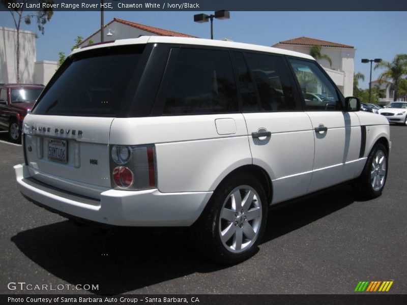 Chawton White / Ivory/Black 2007 Land Rover Range Rover HSE