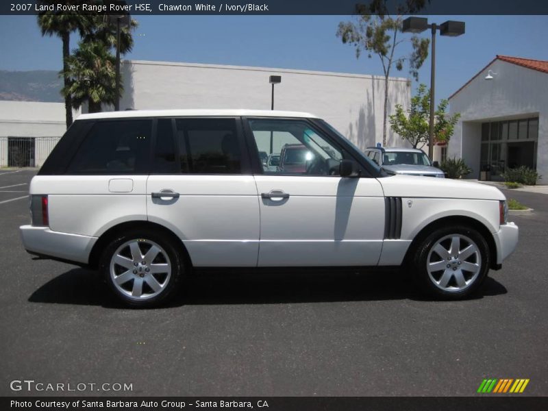 Chawton White / Ivory/Black 2007 Land Rover Range Rover HSE