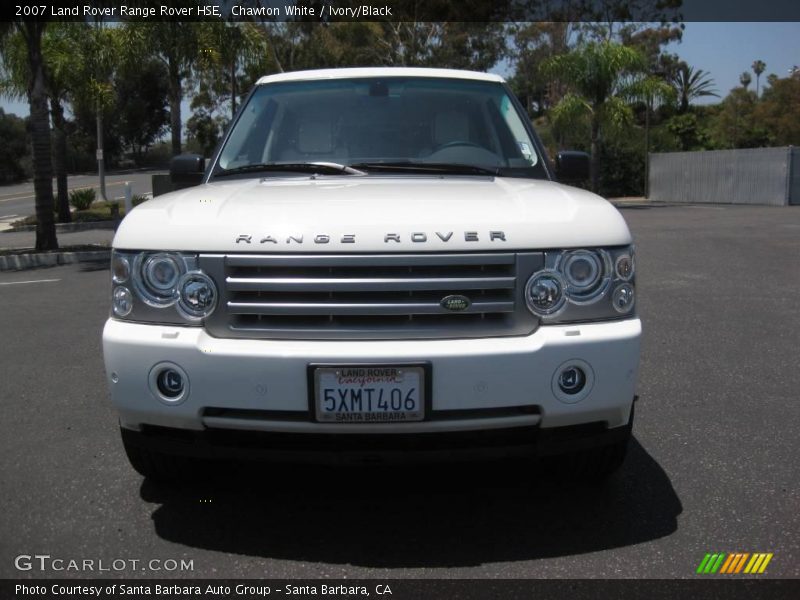 Chawton White / Ivory/Black 2007 Land Rover Range Rover HSE