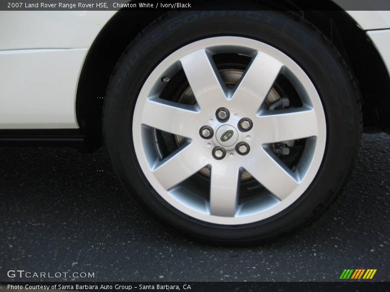 Chawton White / Ivory/Black 2007 Land Rover Range Rover HSE