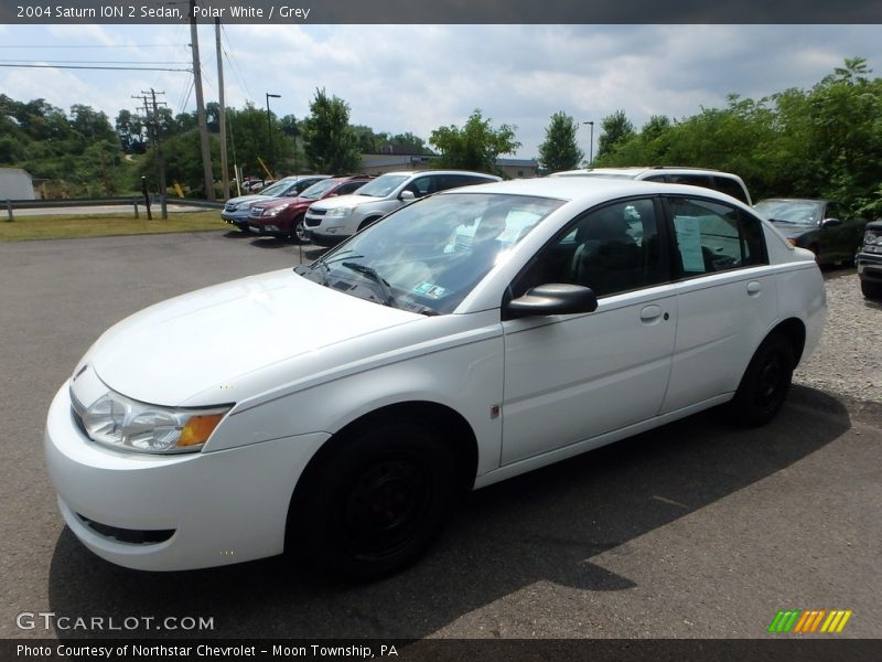 Polar White / Grey 2004 Saturn ION 2 Sedan