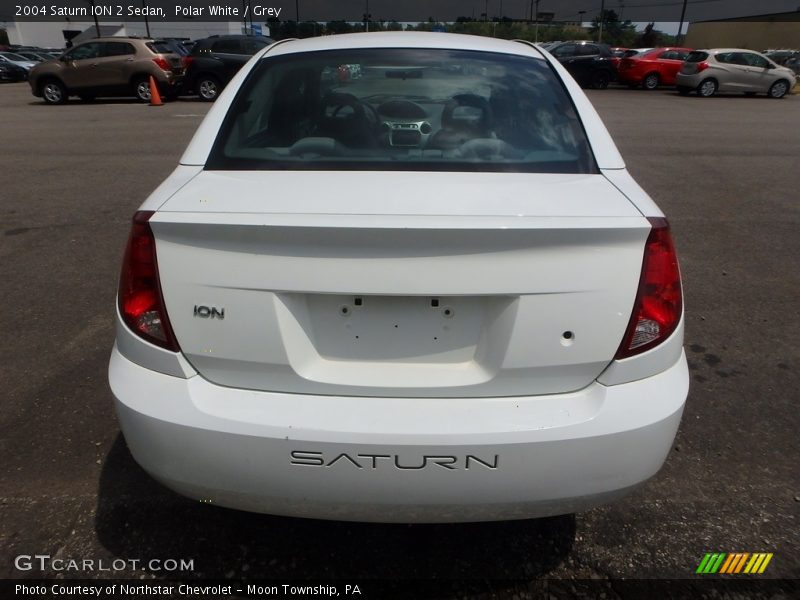 Polar White / Grey 2004 Saturn ION 2 Sedan