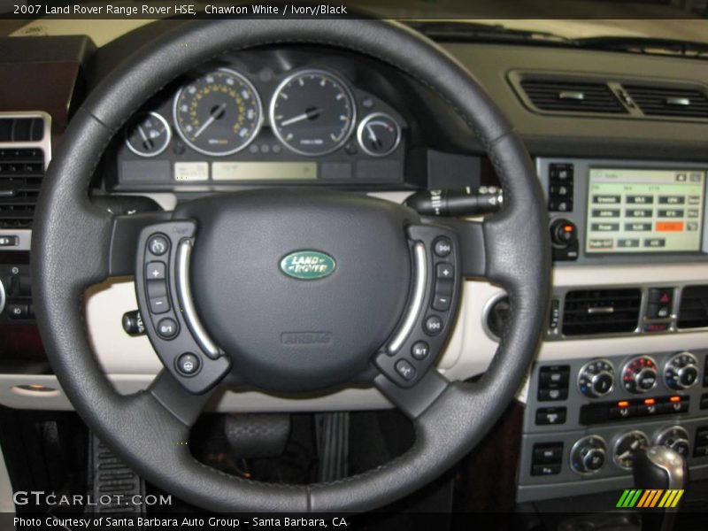 Chawton White / Ivory/Black 2007 Land Rover Range Rover HSE