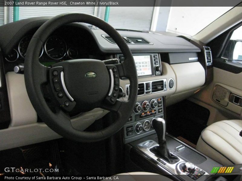 Chawton White / Ivory/Black 2007 Land Rover Range Rover HSE