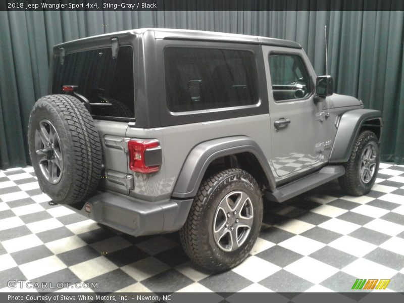 Sting-Gray / Black 2018 Jeep Wrangler Sport 4x4