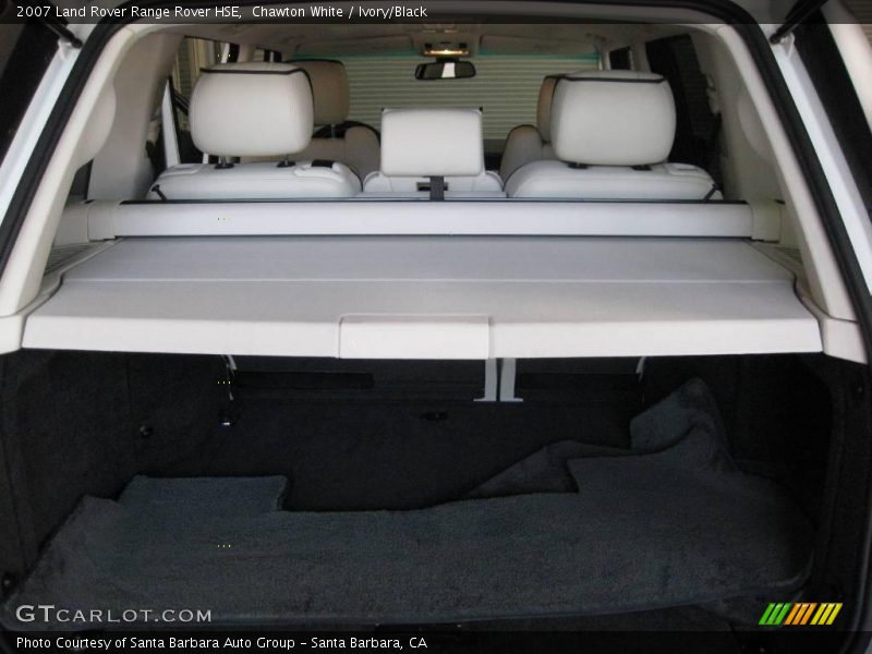 Chawton White / Ivory/Black 2007 Land Rover Range Rover HSE