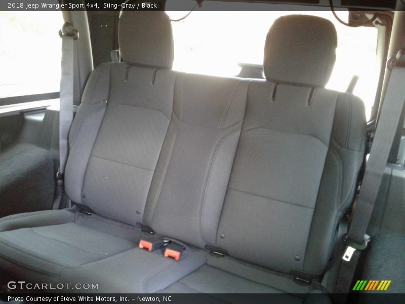 Rear Seat of 2018 Wrangler Sport 4x4