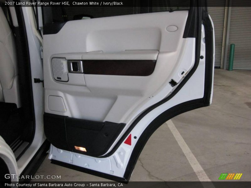 Chawton White / Ivory/Black 2007 Land Rover Range Rover HSE