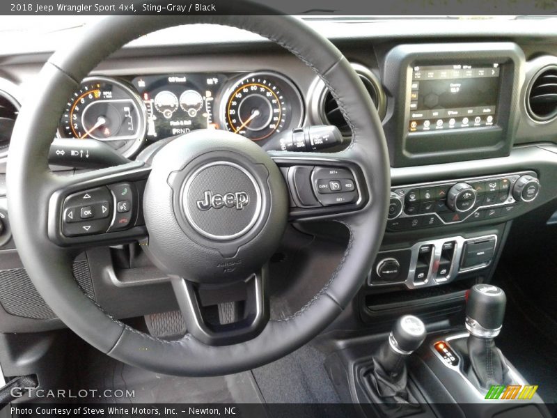 Sting-Gray / Black 2018 Jeep Wrangler Sport 4x4