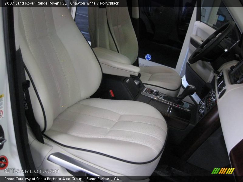 Chawton White / Ivory/Black 2007 Land Rover Range Rover HSE