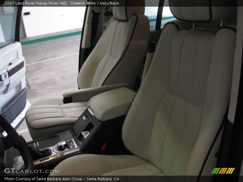 Chawton White / Ivory/Black 2007 Land Rover Range Rover HSE
