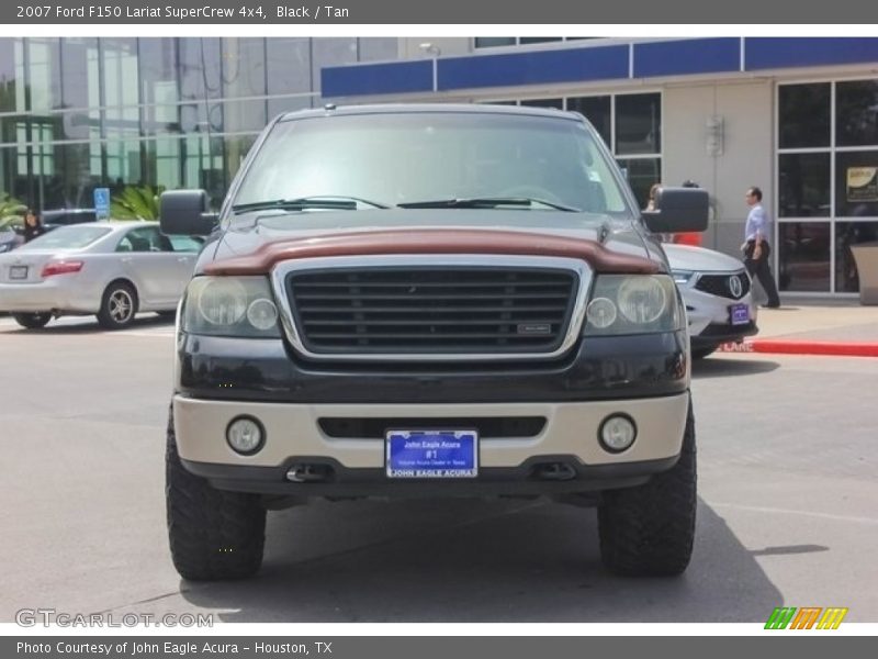 Black / Tan 2007 Ford F150 Lariat SuperCrew 4x4