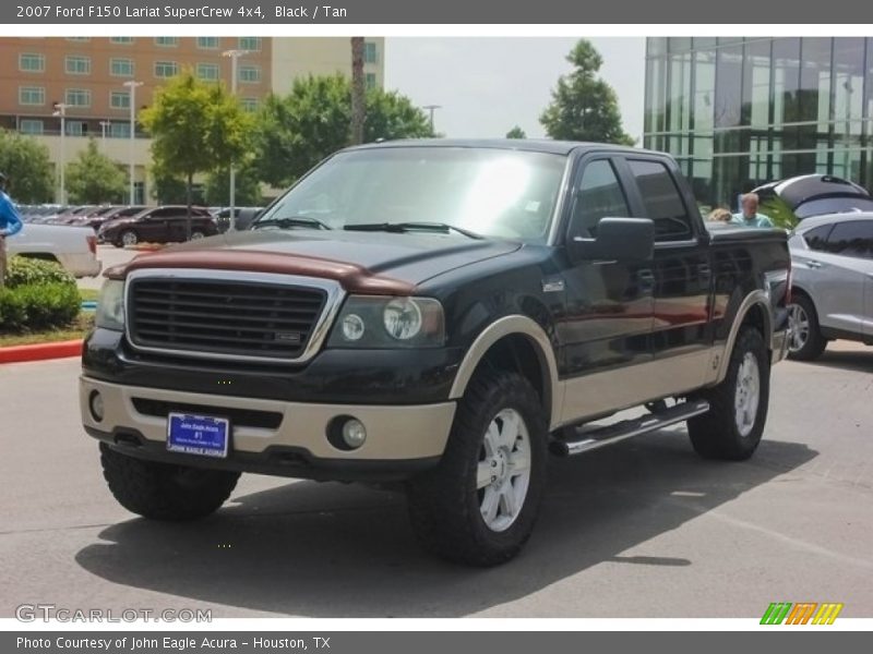 Black / Tan 2007 Ford F150 Lariat SuperCrew 4x4
