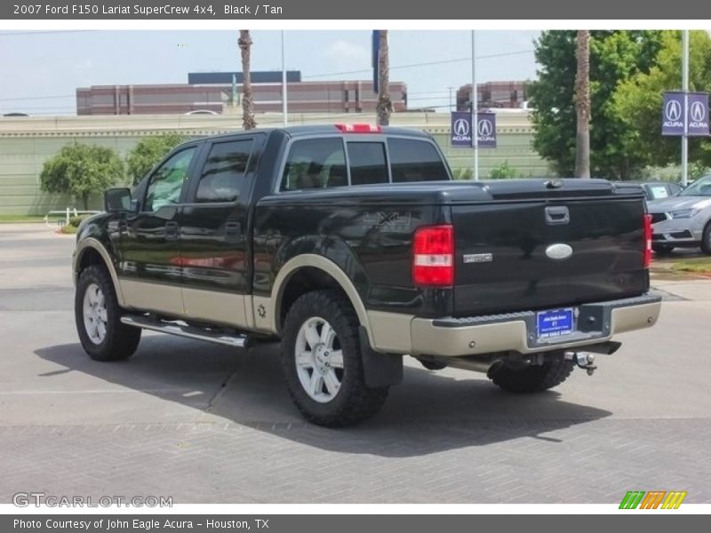 Black / Tan 2007 Ford F150 Lariat SuperCrew 4x4