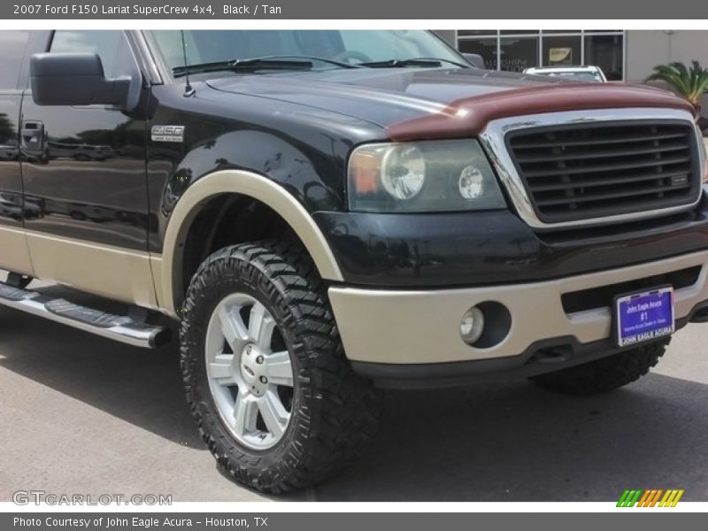Black / Tan 2007 Ford F150 Lariat SuperCrew 4x4