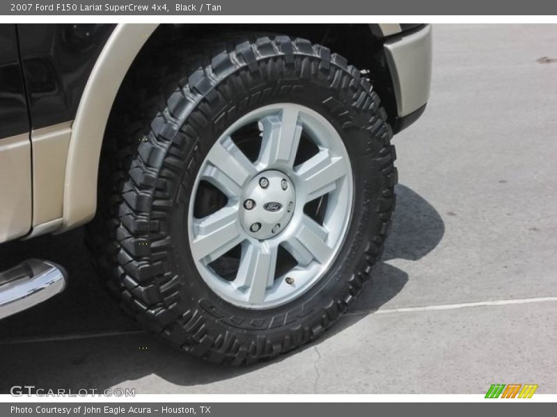 Black / Tan 2007 Ford F150 Lariat SuperCrew 4x4