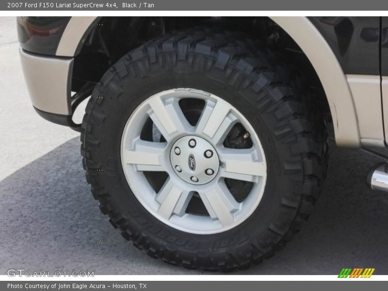 Black / Tan 2007 Ford F150 Lariat SuperCrew 4x4