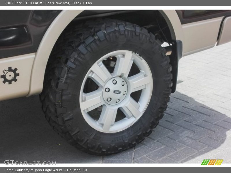 Black / Tan 2007 Ford F150 Lariat SuperCrew 4x4