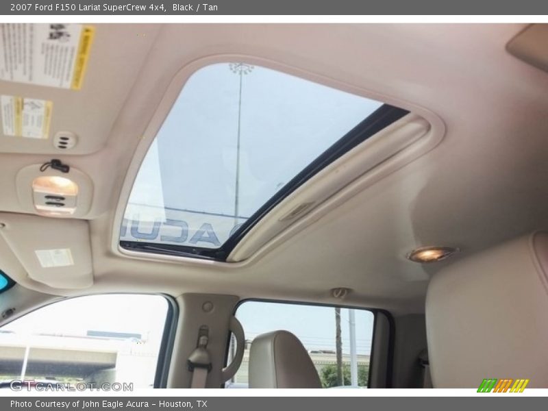 Black / Tan 2007 Ford F150 Lariat SuperCrew 4x4