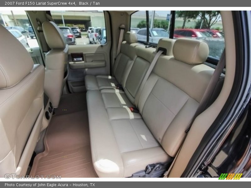 Black / Tan 2007 Ford F150 Lariat SuperCrew 4x4
