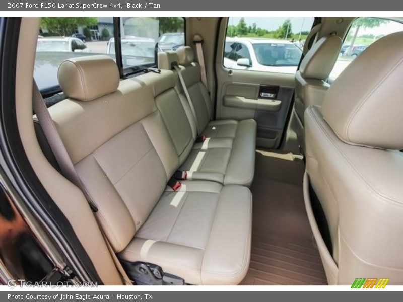 Black / Tan 2007 Ford F150 Lariat SuperCrew 4x4