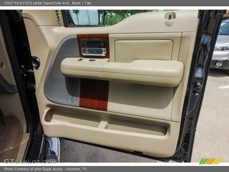 Black / Tan 2007 Ford F150 Lariat SuperCrew 4x4