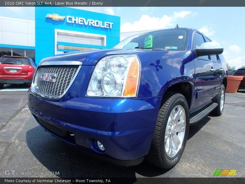 Laser Blue Metallic / Ebony 2010 GMC Yukon SLT 4x4