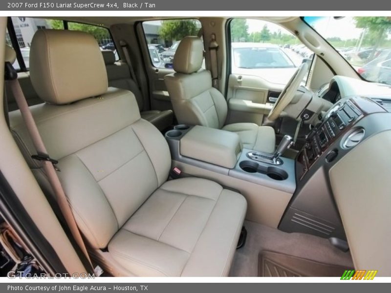 Black / Tan 2007 Ford F150 Lariat SuperCrew 4x4
