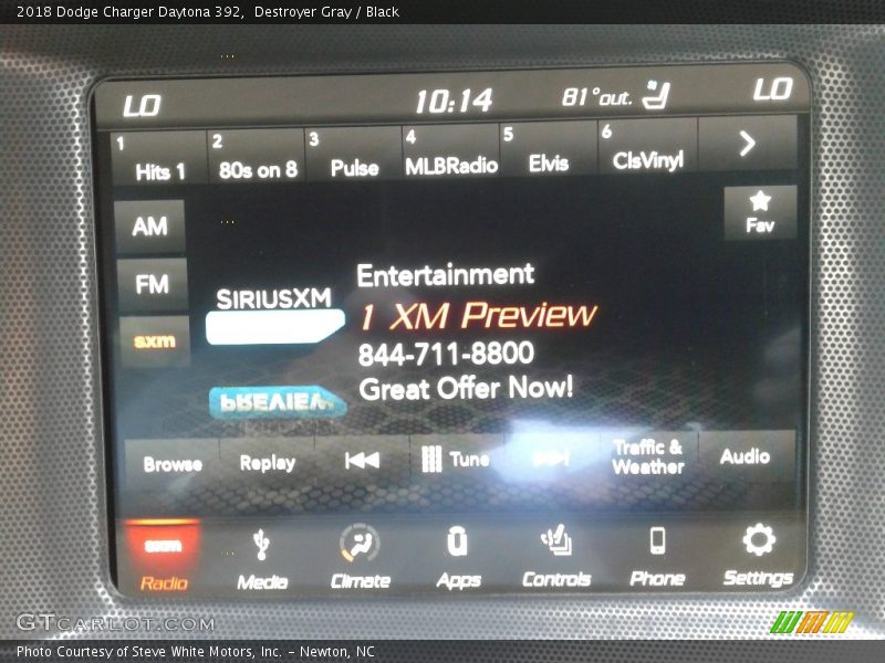 Destroyer Gray / Black 2018 Dodge Charger Daytona 392