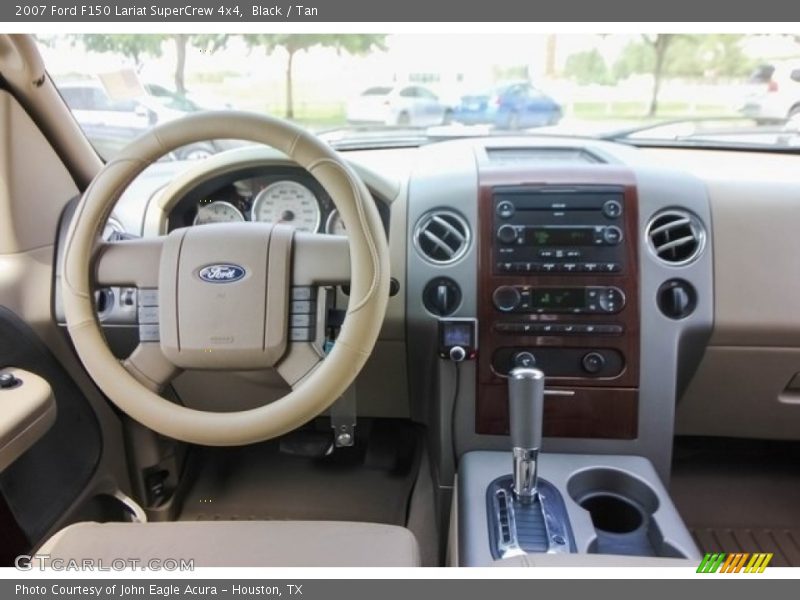 Black / Tan 2007 Ford F150 Lariat SuperCrew 4x4