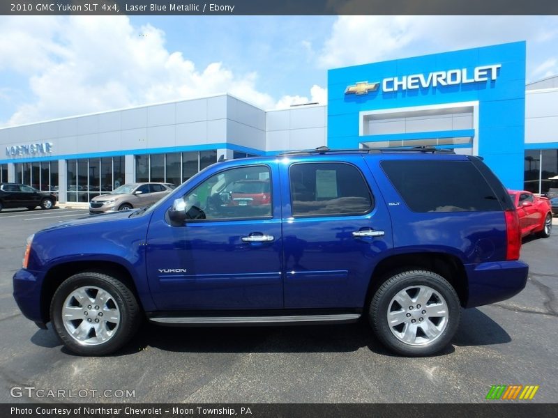 Laser Blue Metallic / Ebony 2010 GMC Yukon SLT 4x4