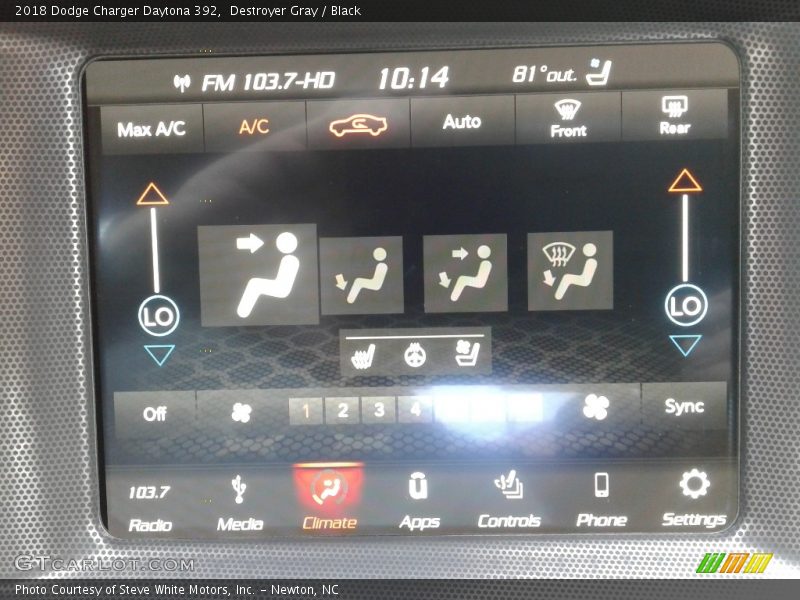 Destroyer Gray / Black 2018 Dodge Charger Daytona 392