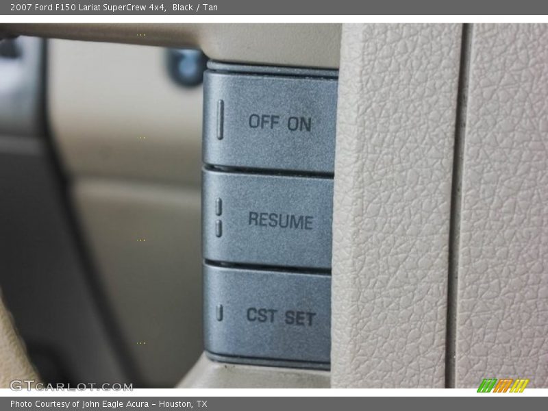 Black / Tan 2007 Ford F150 Lariat SuperCrew 4x4