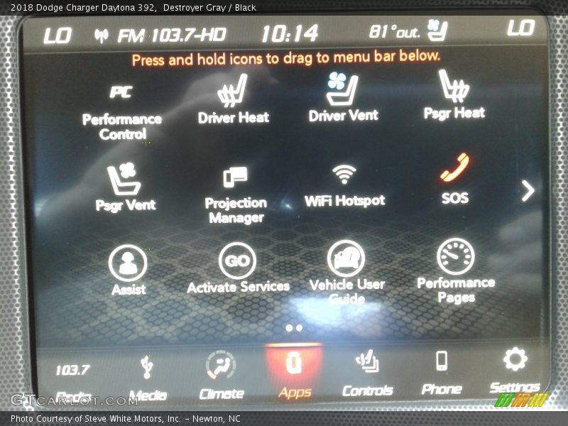 Destroyer Gray / Black 2018 Dodge Charger Daytona 392