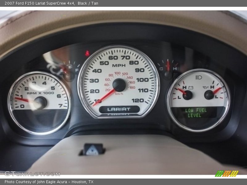 Black / Tan 2007 Ford F150 Lariat SuperCrew 4x4