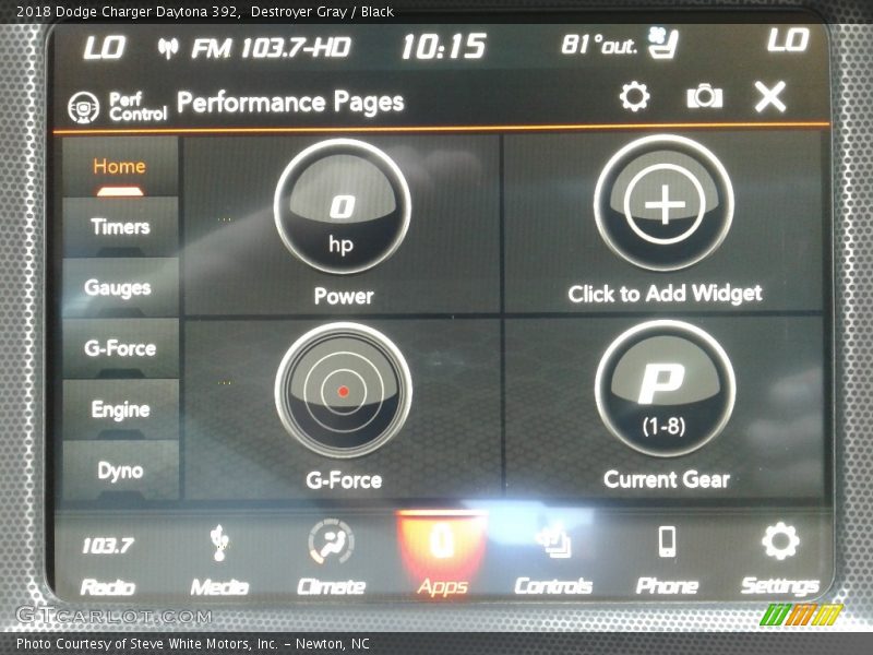 Destroyer Gray / Black 2018 Dodge Charger Daytona 392