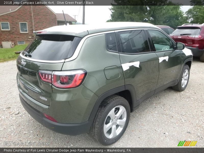 Olive Green Pearl / Black 2018 Jeep Compass Latitude 4x4