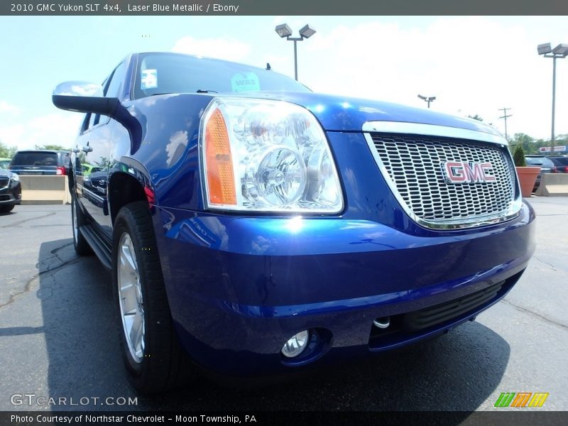 Laser Blue Metallic / Ebony 2010 GMC Yukon SLT 4x4