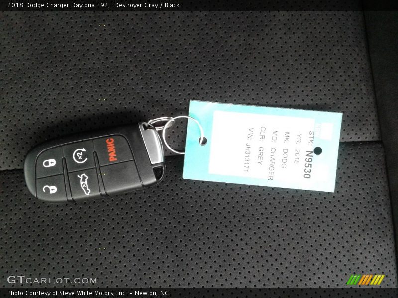 Destroyer Gray / Black 2018 Dodge Charger Daytona 392