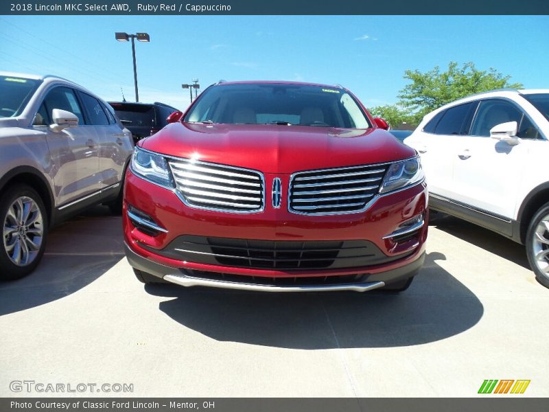 Ruby Red / Cappuccino 2018 Lincoln MKC Select AWD